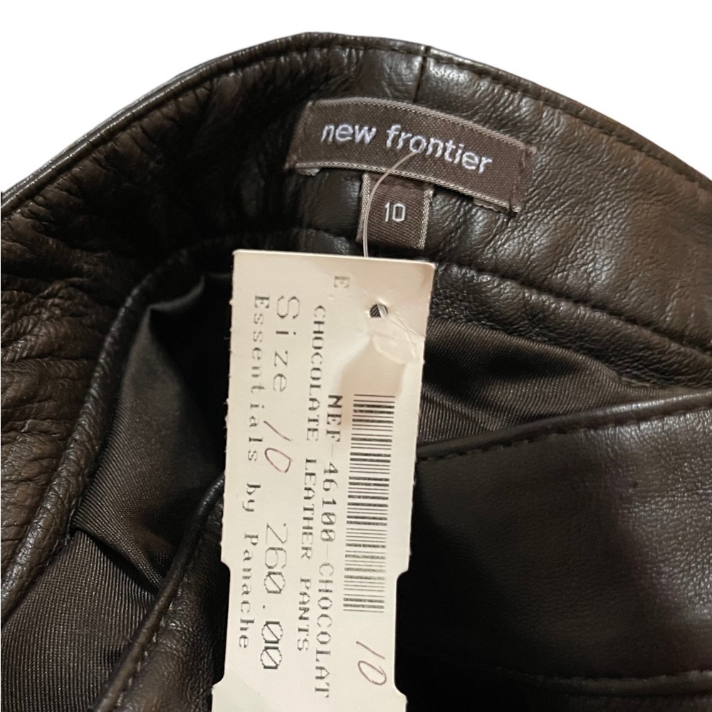 Panache New Frontier Chocolate Brown Leather Pants - Picture 3 of 4